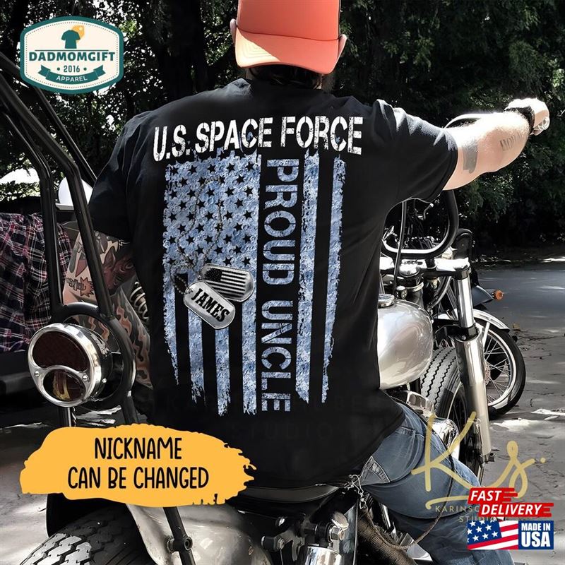 Proud Us Space Force Dad Shirt Family Shirts Hoodie Sweatshirt