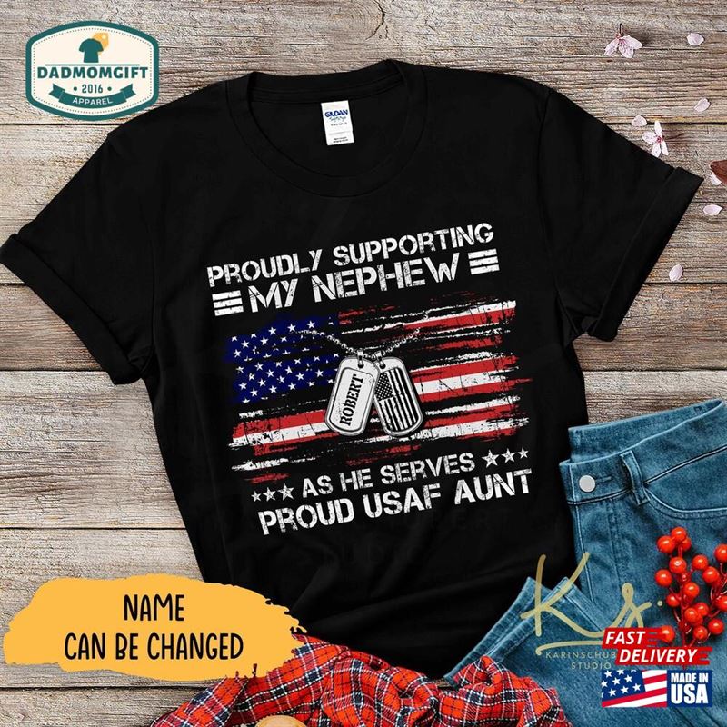 Proudly Supporting My Son As He Serves Proud Air Force Dad Family Hoodie Sweatshirt