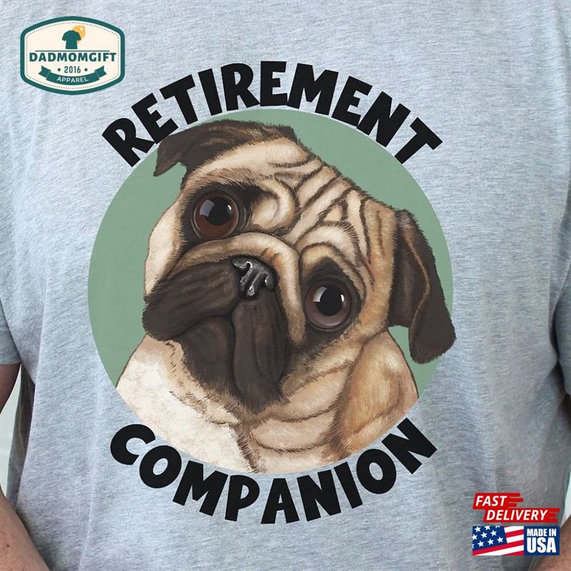 Pug Dad Tee Shirt For Him Dog Father’s Day Gift Husband Classic T-Shirt