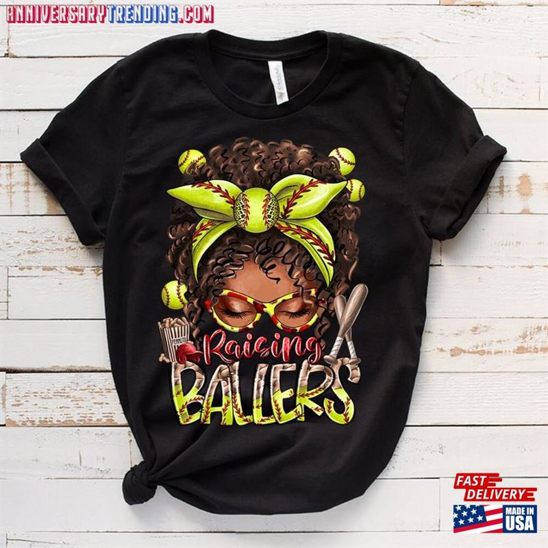 Raising Ballers Softball Mom Design Hoodie Classic – Bipubunny Store