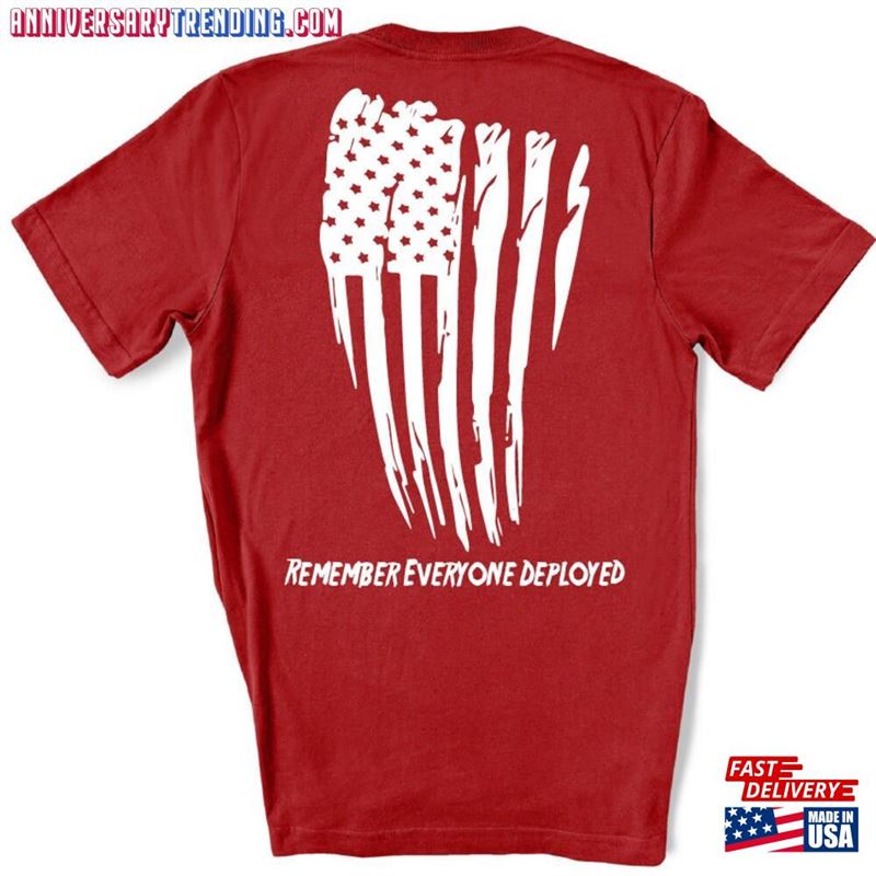 Red Friday Shirt Remember Everyone Deployed Unisex Classic – Bipubunny Store