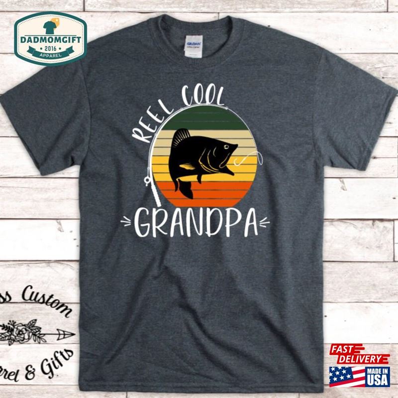 Reel Cool Grandpa Best Selling Fishing Shirt Unisex T-Shirt