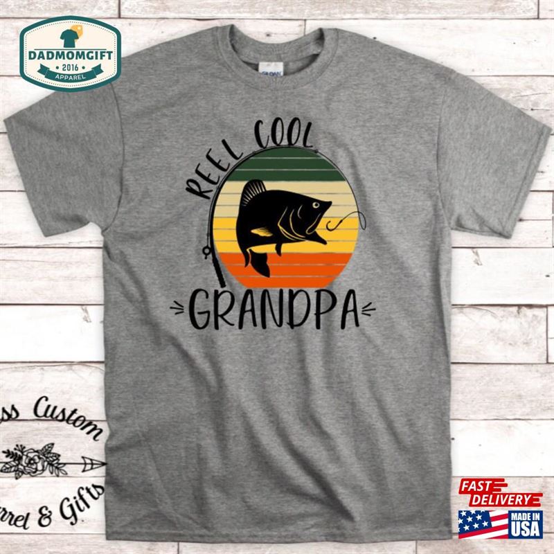 Reel Cool Grandpa Best Selling Fishing Shirt Unisex T-Shirt