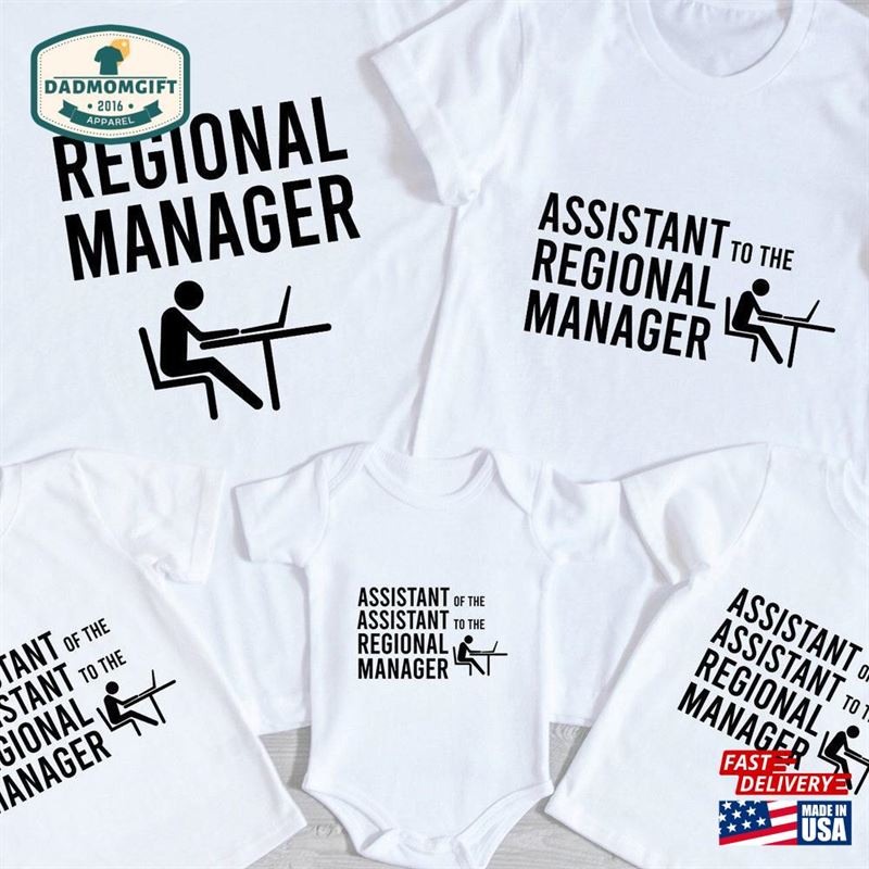 Regional Manager Shirt Assistant To The Matching Shirts Office Classic T-Shirt