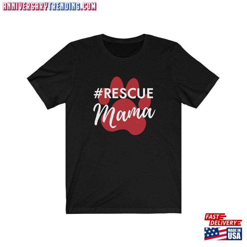 Rescue Mama White On Red Sweatshirt Classic – Bipubunny Store