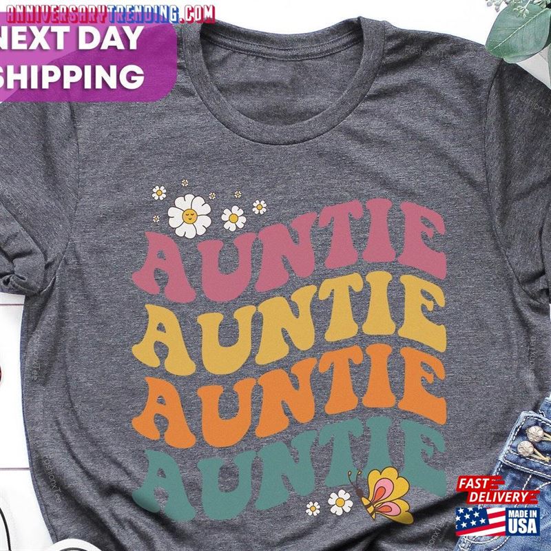 Retro Auntie T-Shirt Gift For Aunt Classic Sweatshirt – Bipubunny Store