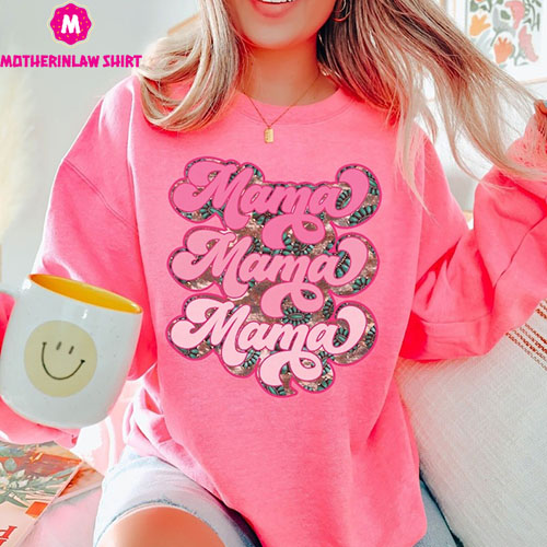 Retro Floral Mama Sweatshirt mama floral Sweatshirt, Mom Sweatshirt, gift for Mothers Day, Mom Life Sweatshirt, Sweatshirt for Mother’s Day