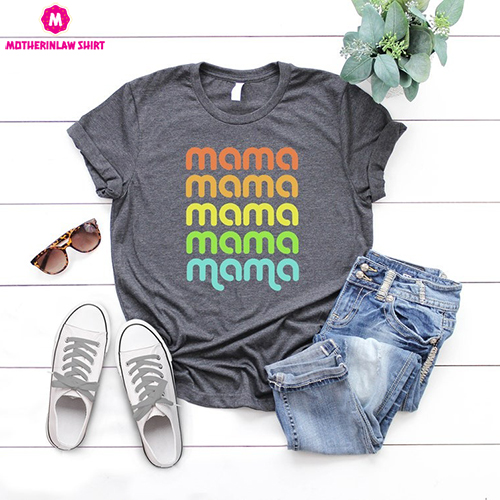 Retro Mama Crewneck, Retro Mama Shirt, Mama Shirt, Mama Birthday Gift, Mothers Day Gift, Mom Life Shirt, Gift For Mother, Vintage Mama Shirt