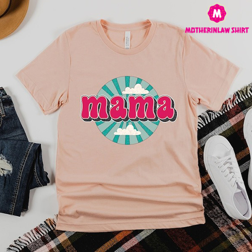 Retro Mama Shirt, Mama Shirt, Mama Gift T-Shirt, Gift For Mom, Mothers Day Gift, Shirts for Mom, Cute Mama Shirt, Mama Gift, Mom Shirt, Mama