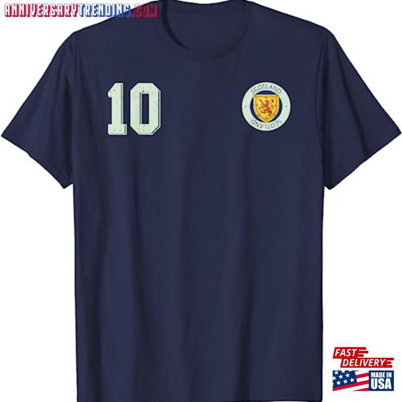 Retro Soccer Inspired Scotland T-Shirt Sweatshirt Hoodie Classic – Bipubunny Store