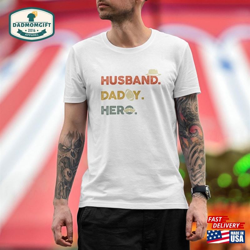 Retro Style’husband Daddy Hero Sweatshirt Unisex