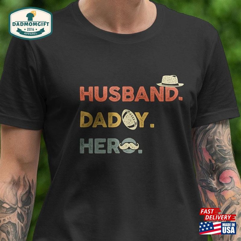 Retro Style’husband Daddy Hero Sweatshirt Unisex