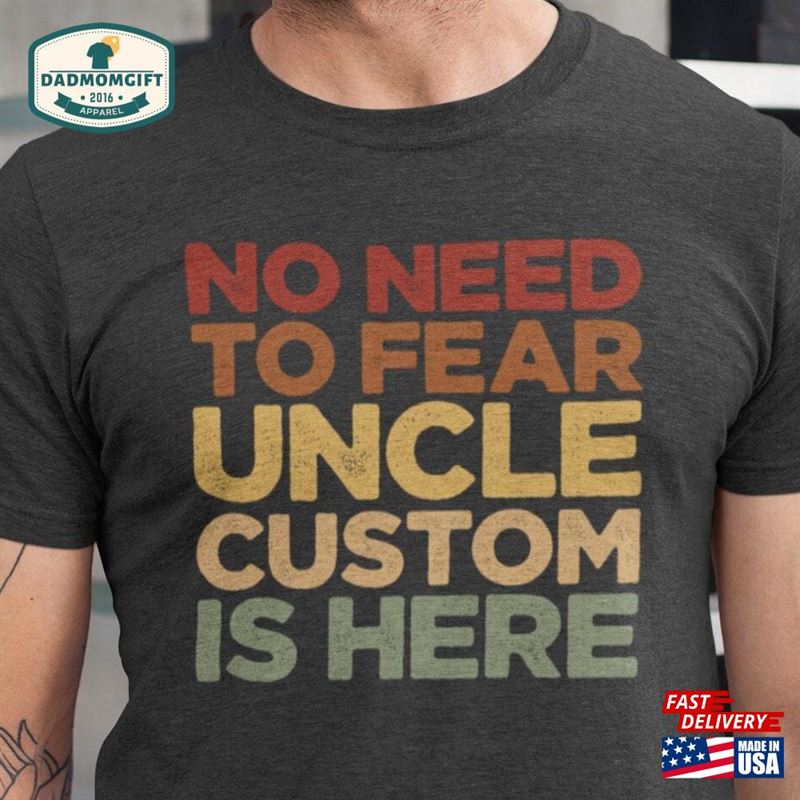 Retro Uncle Shirt Crazy Personalized Gift Hoodie T-Shirt