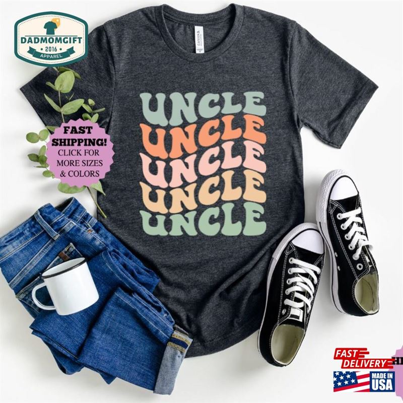 Retro Uncle Shirt Family Tee Fathers Day Gift Classic T-Shirt