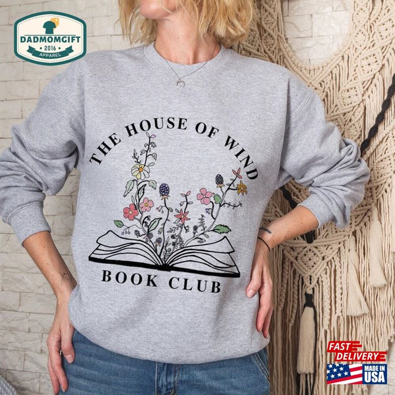 Retro Unisex House Of Wind Book Club Sweatshirt