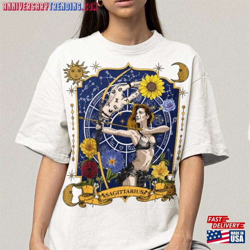 Sagittarius Shirt Cute Zodiac T-Shirt Soft Birthday Sweatshirt – Bipubunny Store