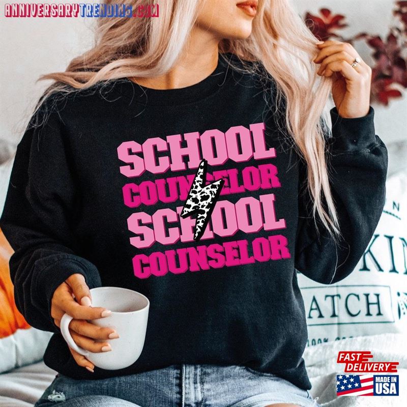 School Counselor Shirt Colorful Sweatshirt Hoodie – Bipubunny Store