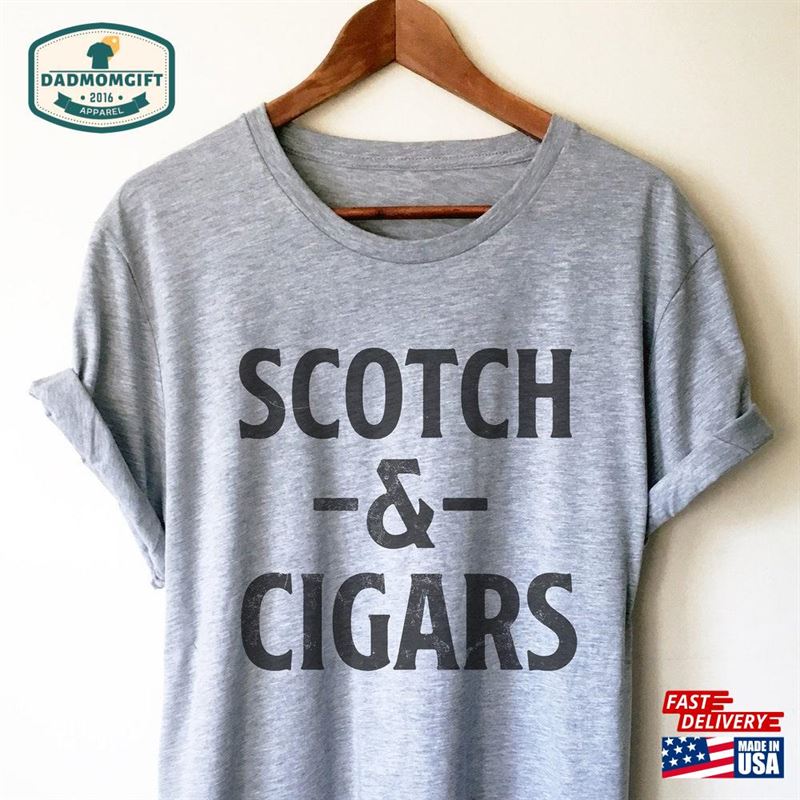 Scotch Cigars Unisex Shirt Cigar Sweatshirt T-Shirt