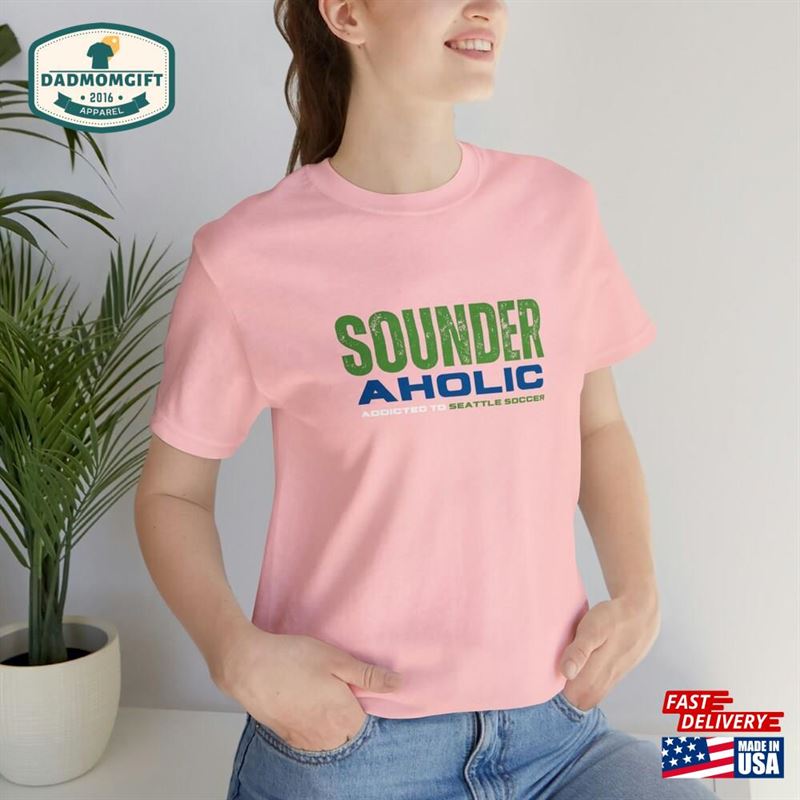 Seattle Sounders Aholic Unisex Heavy Cotton Tee Soccer Sweatshirt T-Shirt