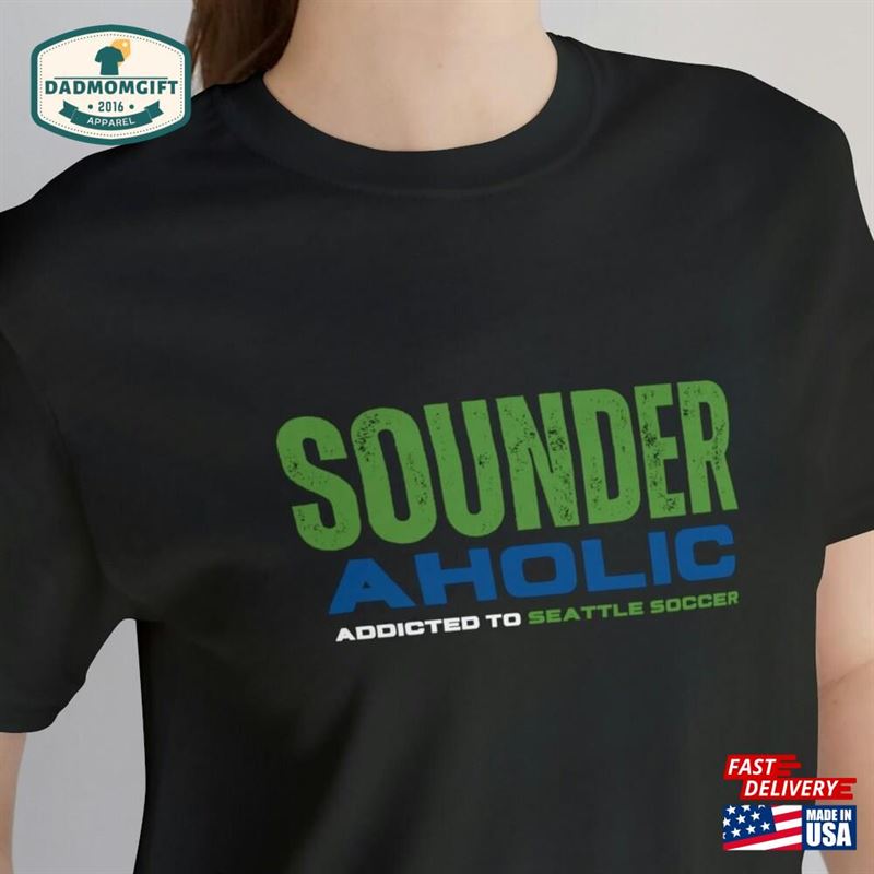 Seattle Sounders Aholic Unisex Heavy Cotton Tee Soccer Sweatshirt T-Shirt