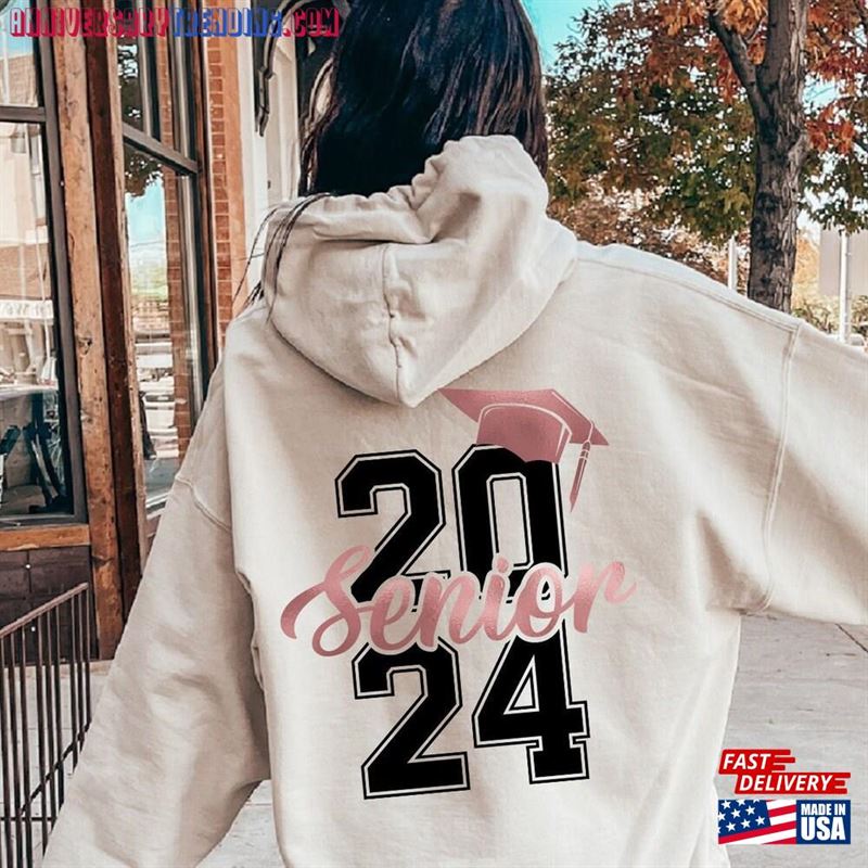 Senior 2024 Sweatshirt Class Of Shirt High School Graduation Gifts For Her T-Shirt Classic – Bipubunny Store