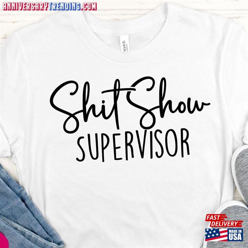 Shit Show Supervisor Shirt New Mom Sweatshirt Hoodie – Bipubunny Store