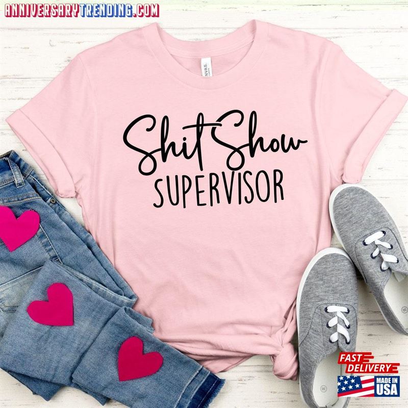 Shit Show Supervisor Shirt New Mom Sweatshirt Hoodie – Bipubunny Store