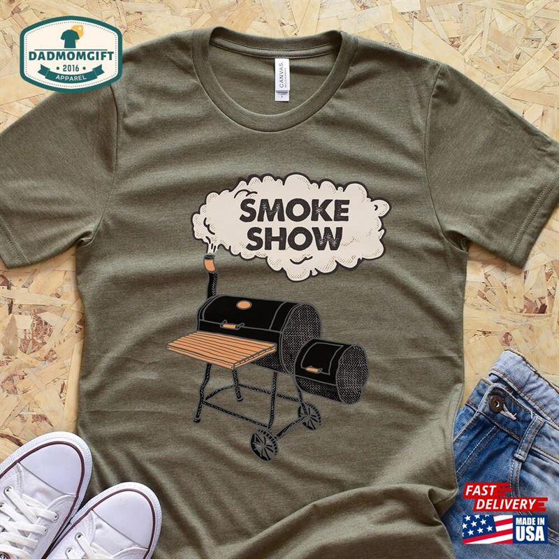 Smoke Show Graphic Unisex Short Sleeve Tee Shirt Xsmall 3Xl Cookout Bbq Classic