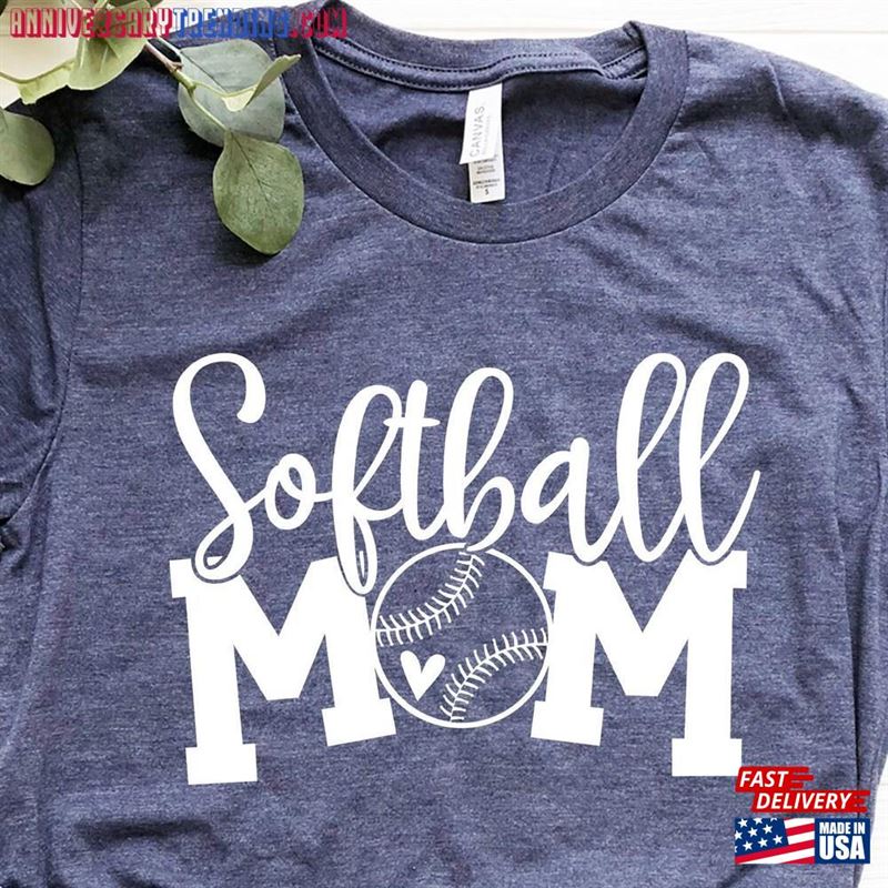 Softball Mom Shirt Sports Trendy Hoodie Unisex – Bipubunny Store