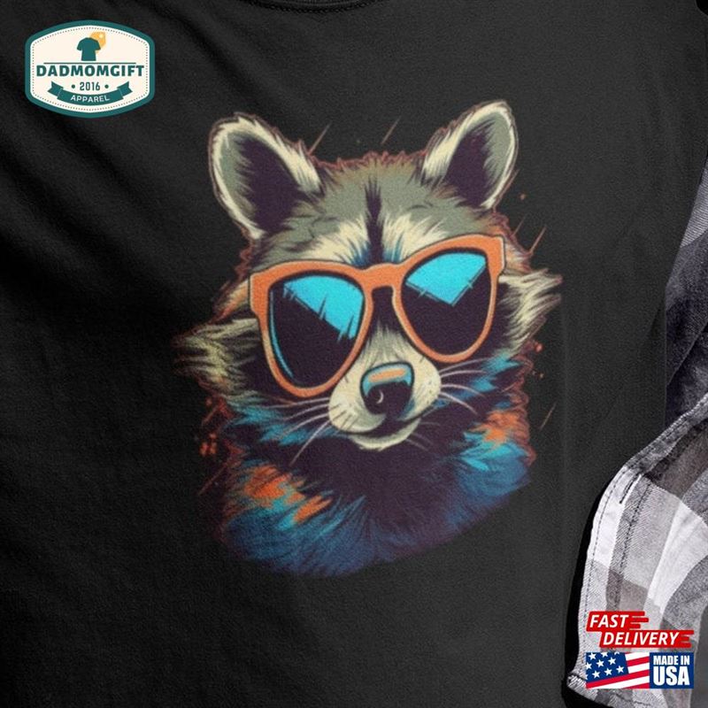 Softstyle T-Shirt Raccoon Shirt Fun Shirts Unisex Hoodie