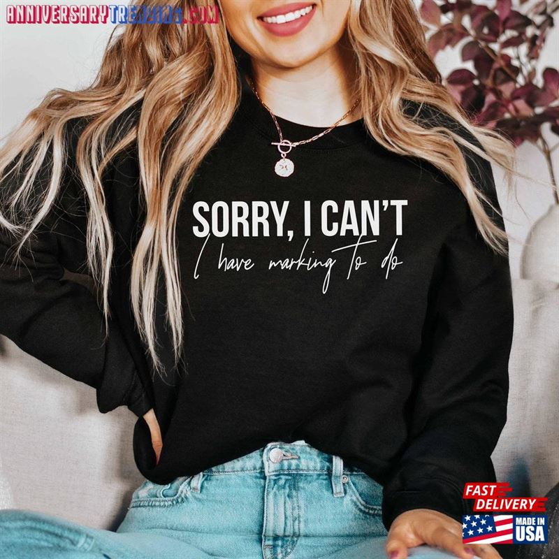 Sorry I Can’t Sweatshirt Unisex -Bipubunny Store