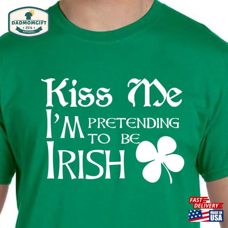 St Patricks Day Shirt Kiss Me Im Irish Shirts Boys Unisex Hoodie