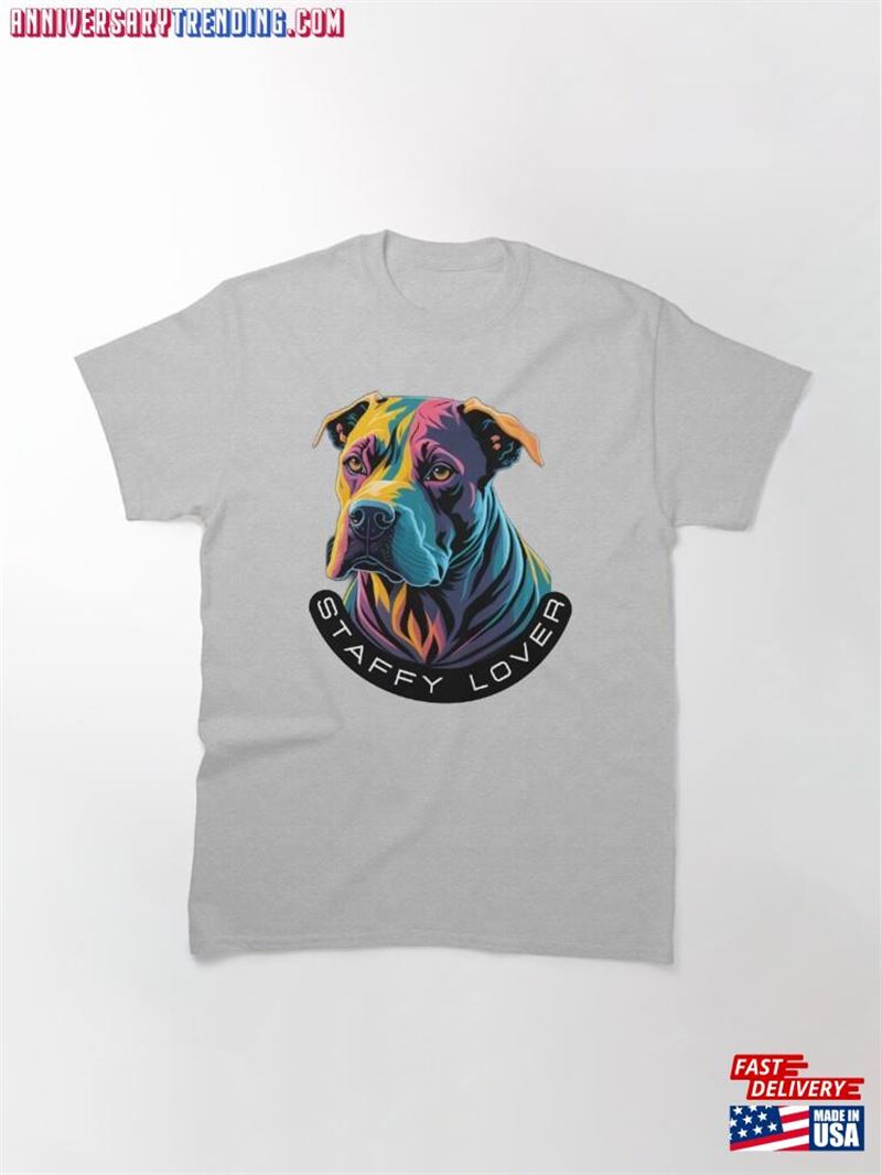 Staffy Lover T-Shirt Hoodie Sweatshirt – Bipubunny Store