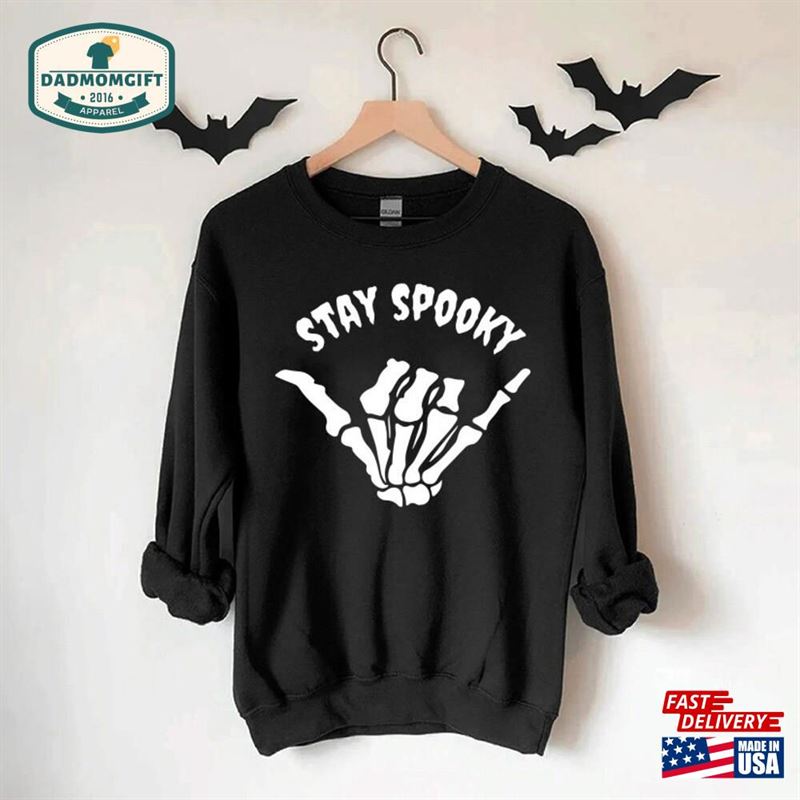 Stay Spooky Pocket Tee Halloween Shirt Unisex Sweatshirt