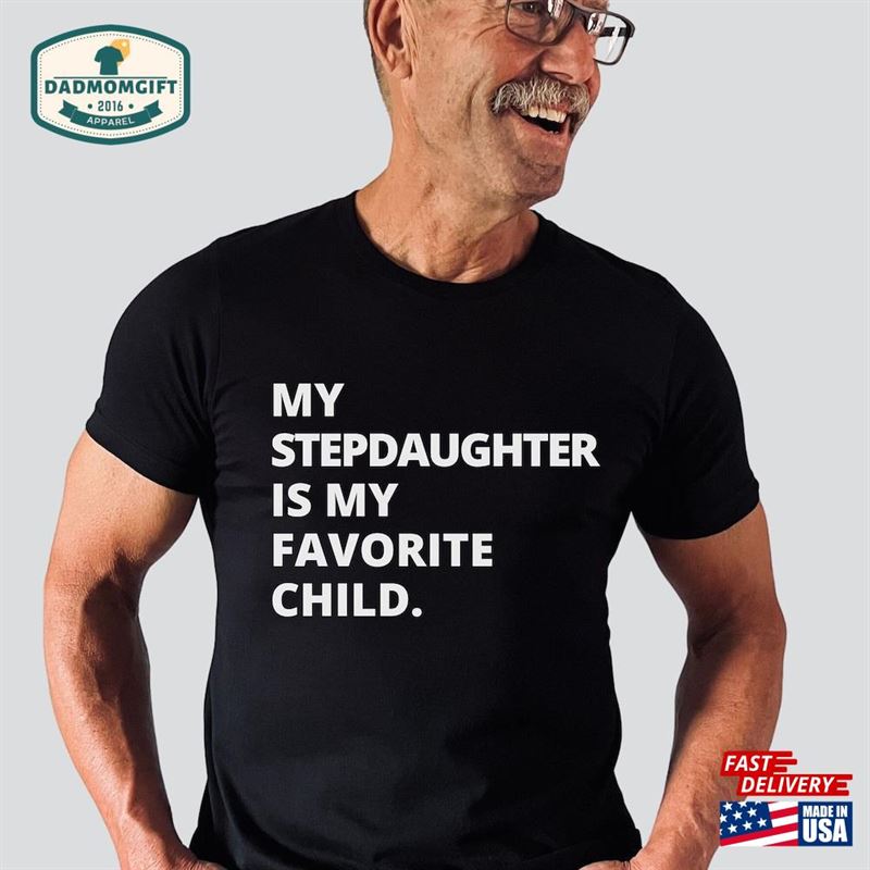 Step Dad Gift From Stepdaughter Funny Bonus Shirt Hoodie Unisex