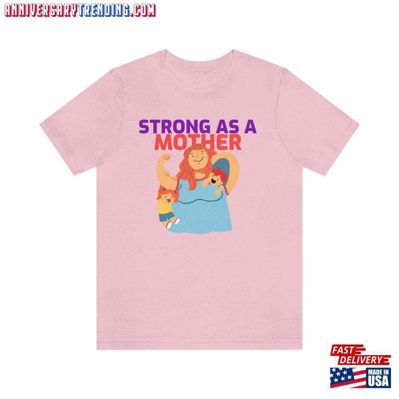 Strong As A Mother Shirt Mom New Hoodie T-Shirt -Bipubunny Store