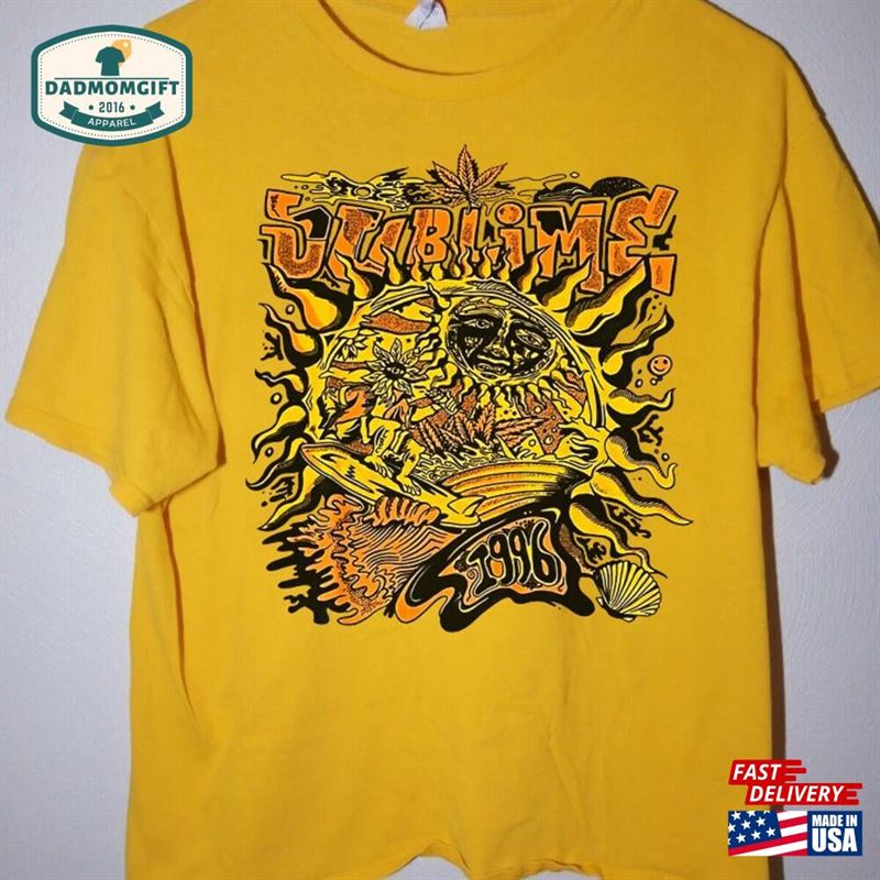 Sublime Band Graphic Tour Concert 1996 T-Shirt Classic Unisex Tee Shirt Hoodie