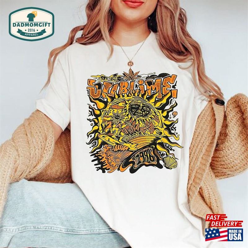 Sublime Band Graphic Tour Concert 1996 T-Shirt Classic Unisex Tee Shirt Hoodie