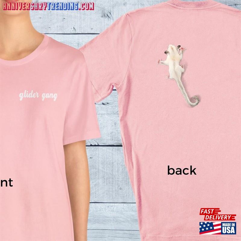 Sugar Glider Gang T-Shirt White Lover Gifts Sweatshirt Classic – Bipubunny Store