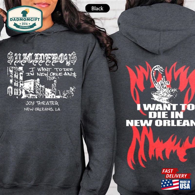 Suicide Boys I Want To Die In New Orleans Hoodie Y2k Graphic Style Album Shirt Sweatshirt Classic