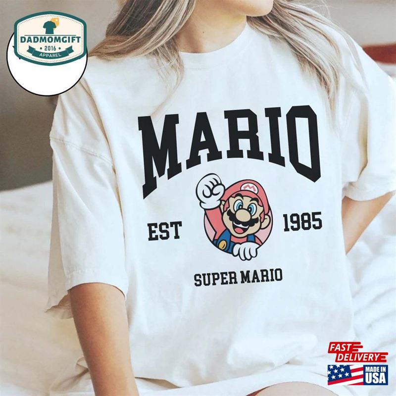 Super Mario Character Shirt Cosplay Gift Perfect Shirts For Family Sweatshirt Hoodie