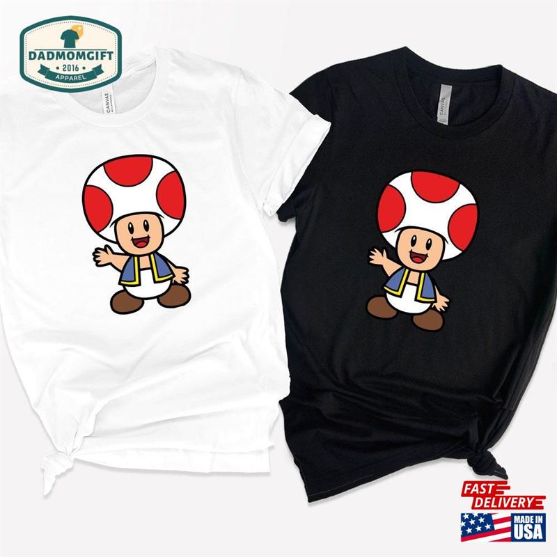 Super Mario Toad Shirt World Bross T-Shirt Hoodie