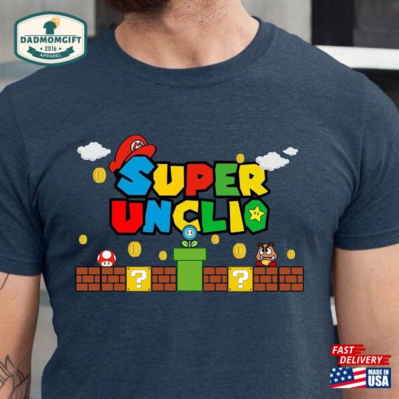 Super Unclio Shirt Funny Uncle T-Shirt Father Sweatshirt