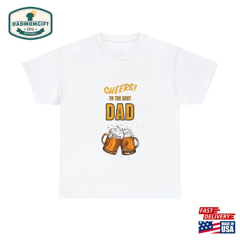 T-Shirt For Men Dad Est 2023 Funny Shirt Gift Fathers Day Classic Unisex