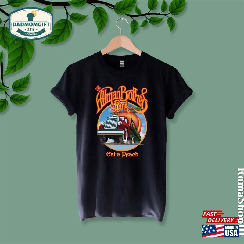 The Allman Brothers Band Eat A Peach T-Shirt Shirt Vintage Rock Music New Hoodie Classic