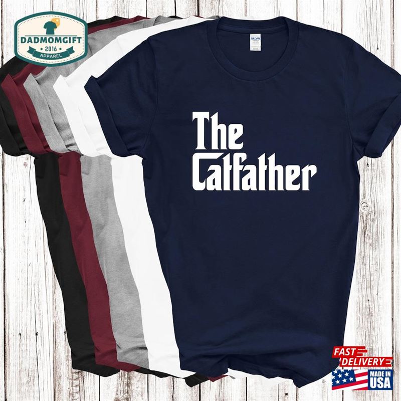 The Catfather Mens Adults Novelty T-Shirt Classic Unisex