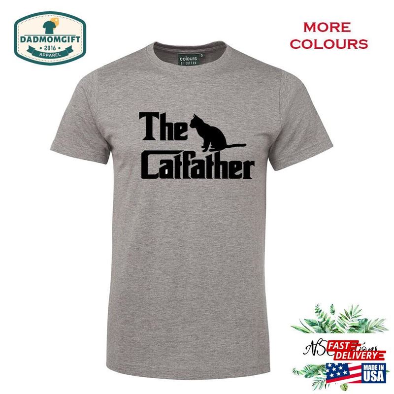 The Catfather Shirt Cat Owner Dad Sweatshirt Unisex