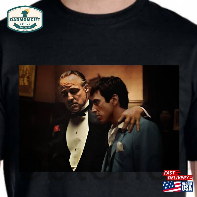 The Godfather T-Shirt Scarface Vito Corleone Shirt Sweatshirt Classic