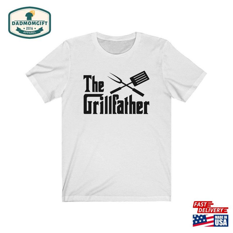 The Grillfather T-Shirt Funny Shirt For Dad Uncle Grandfather Bbq Hoodie Unisex