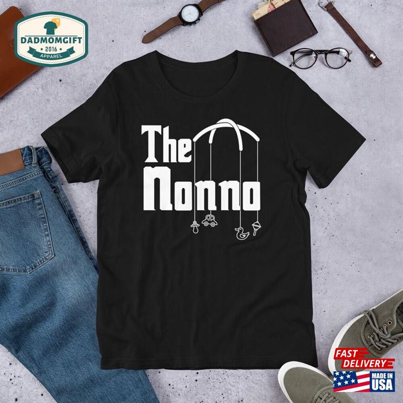 The Nonno T-Shirt Perfect Gift For Proud Grandfathers Italian Grandpa Classic Hoodie